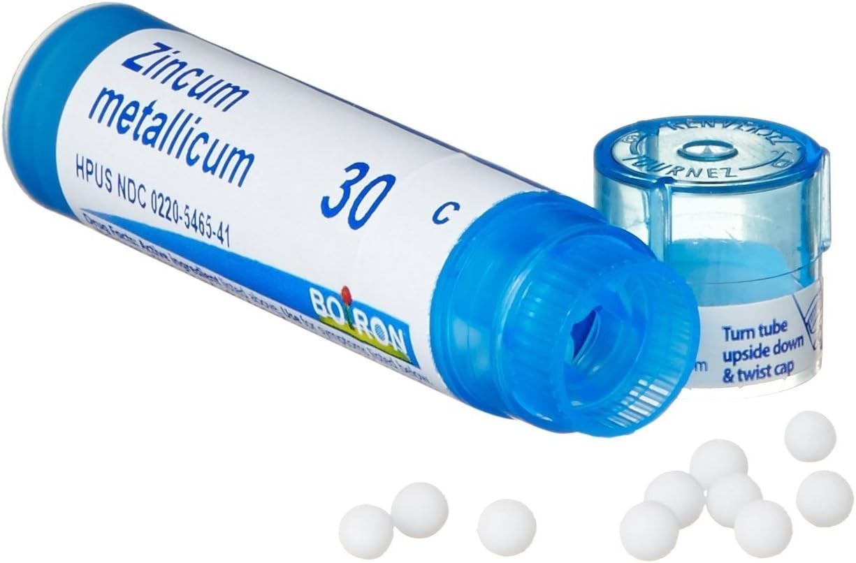 80 Count Zincum Metallicum 30C – Natural Homeopathic Solution for Leg Cramps