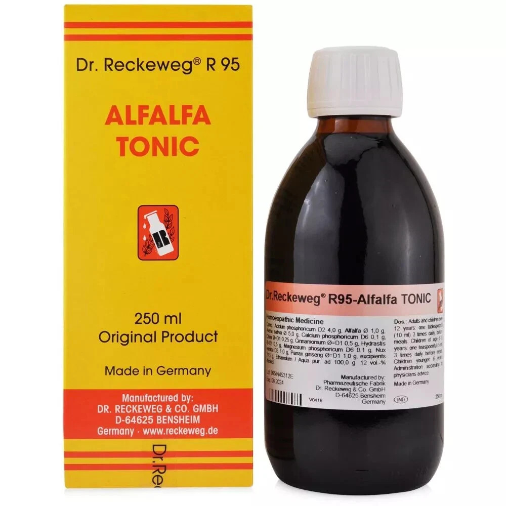 Dr Reckeweg R95 Alfalfa Homeopathic Tonic 250ml – Free & Fast Shipping