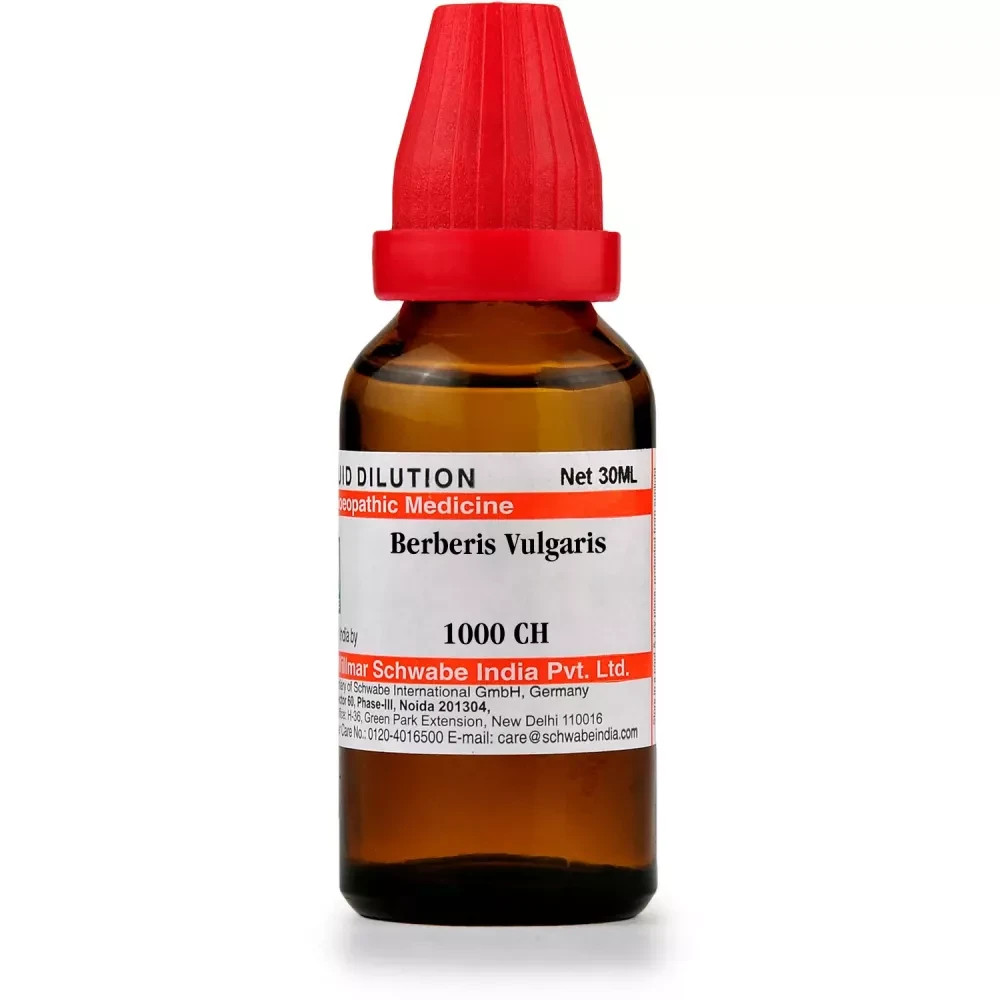 Dr Willmar Schwabe Berberis Vulgaris 6CH, 30CH, 200CH, 1000CH(1M) 30ml