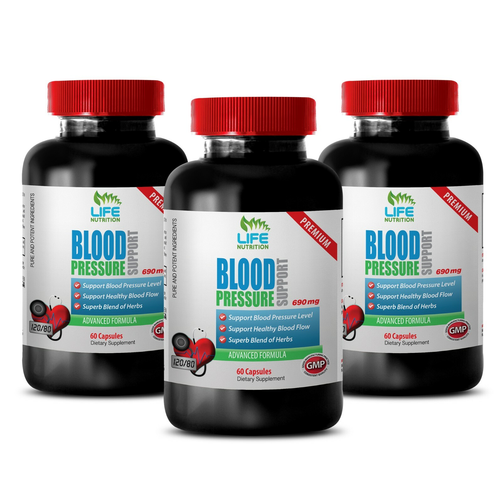 herbal antioxidant blend – BLOOD PRESSURE SUPPORT – immune boosting vitamins 3B