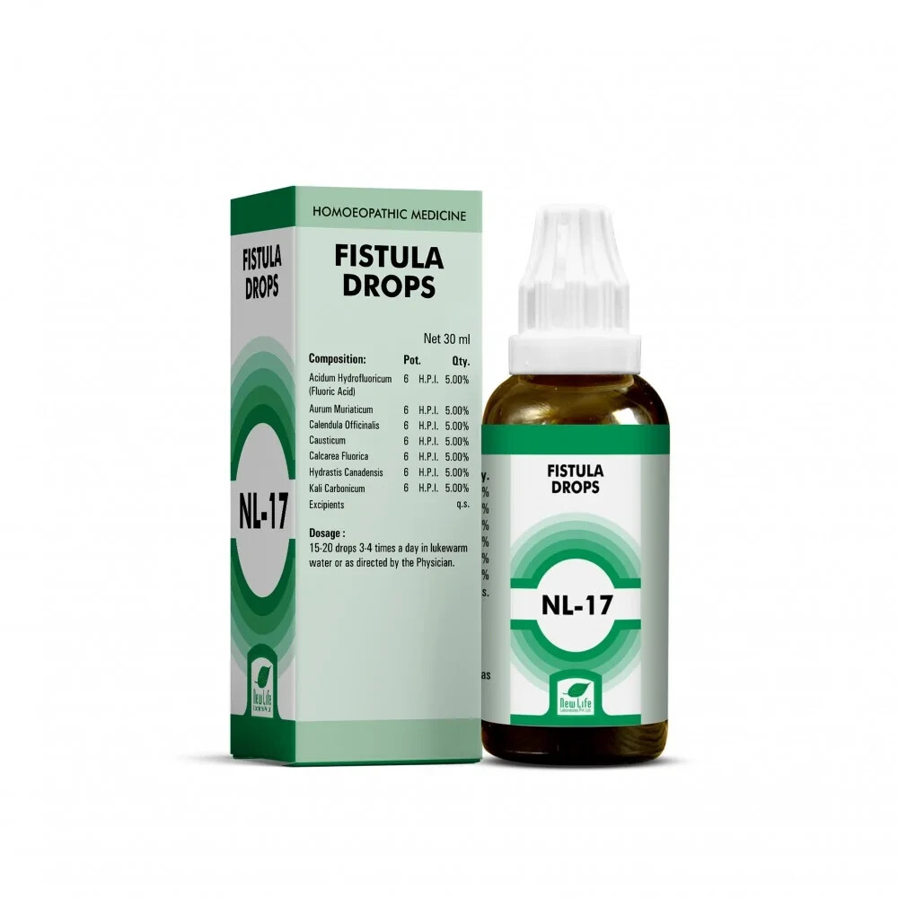 5 X New Life NL-17 Fistula Drops 30ml Each – Anal Discomfort Relief – Free Ship