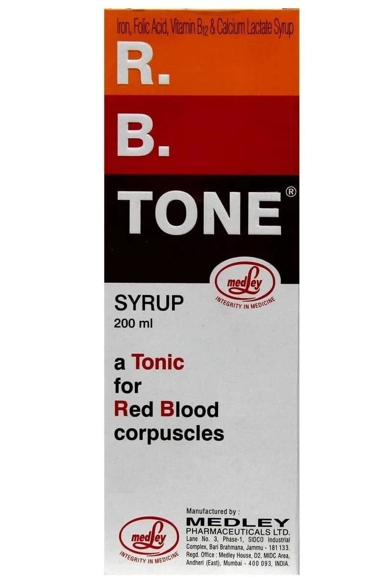 R.B Tone Syrup 200ml, 1 Pack