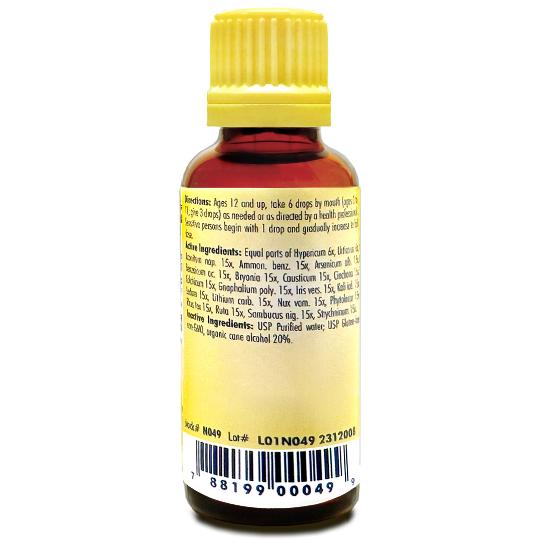 Newton Homeopathics Sciatica ~ Nerve Care, 1 fl. oz. (30 ml)