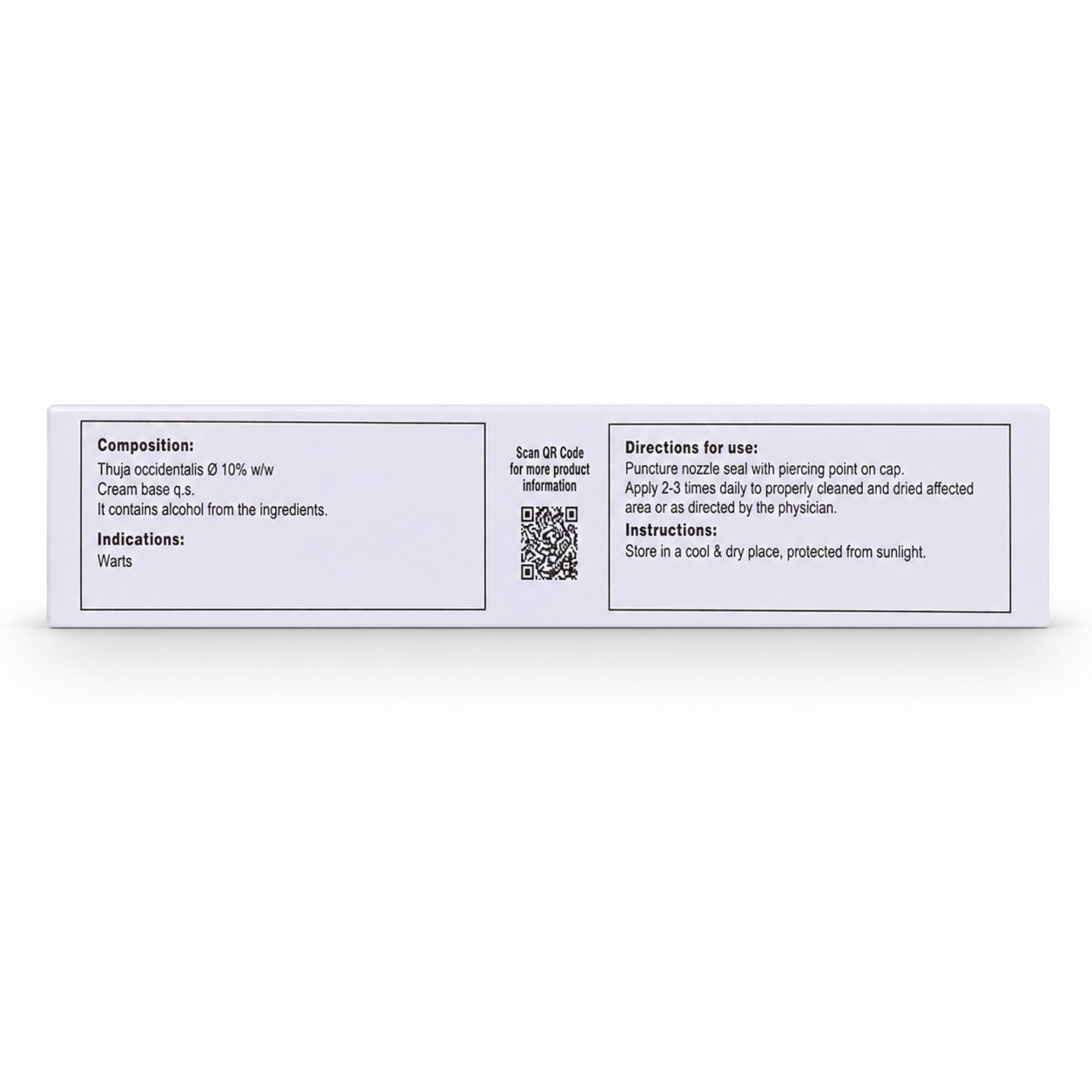 Schwabe Topi Thuja Cream 25g Pack of 2 Homeopathic Wart Relief External Use