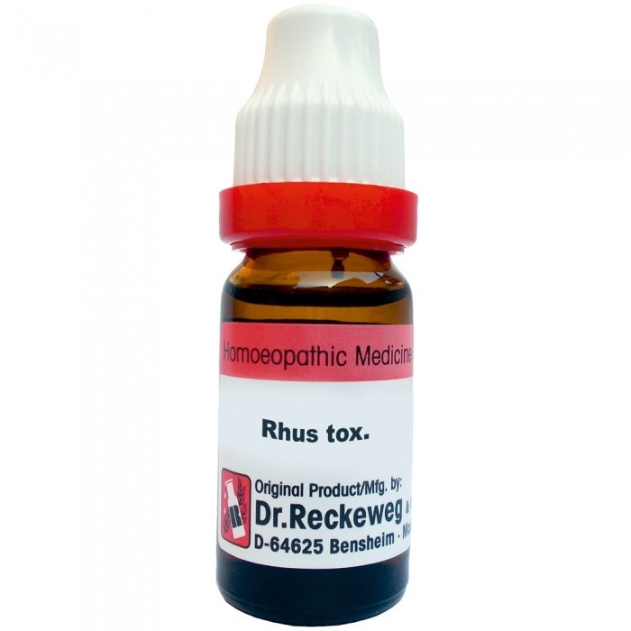 Dr Reckeweg Rhus Tox 3X 6CH 30CH 200 CH 1M 10M 50M CM Dilution 11ml FREE SHIP