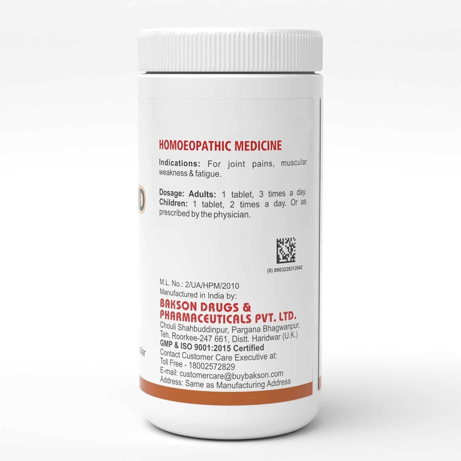 Bakson’s Homeopathy Rheum Aid Tablets 200 | Joint & Muscle Pain Relief