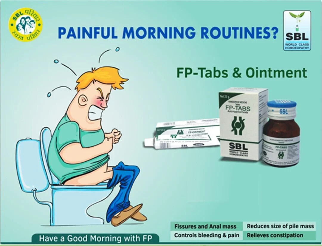 SBL FP Ointment 25g x 5 Pc + 1 Bottle of 450g Tablets – Free Shipping 2028 exp.