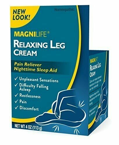 Magnilife Relaxing Leg Cream Pain Reliever Nighttime Sleep Aid 4 oz Pack of 12