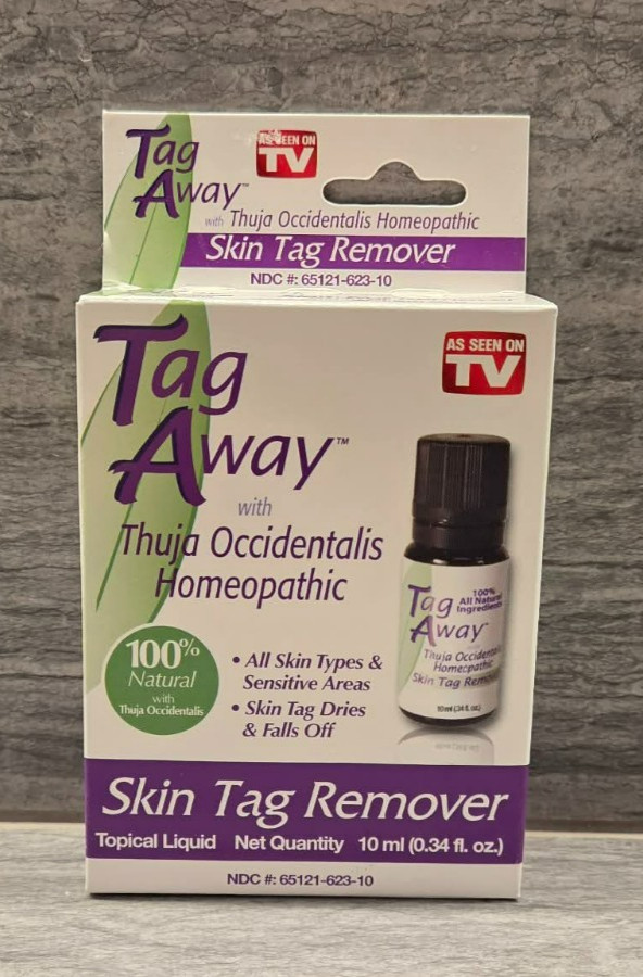 Tag Away 10ml (0.34 fl. oz.) Skin Tag Remover – Exp 07/27 – As Seen On TV!