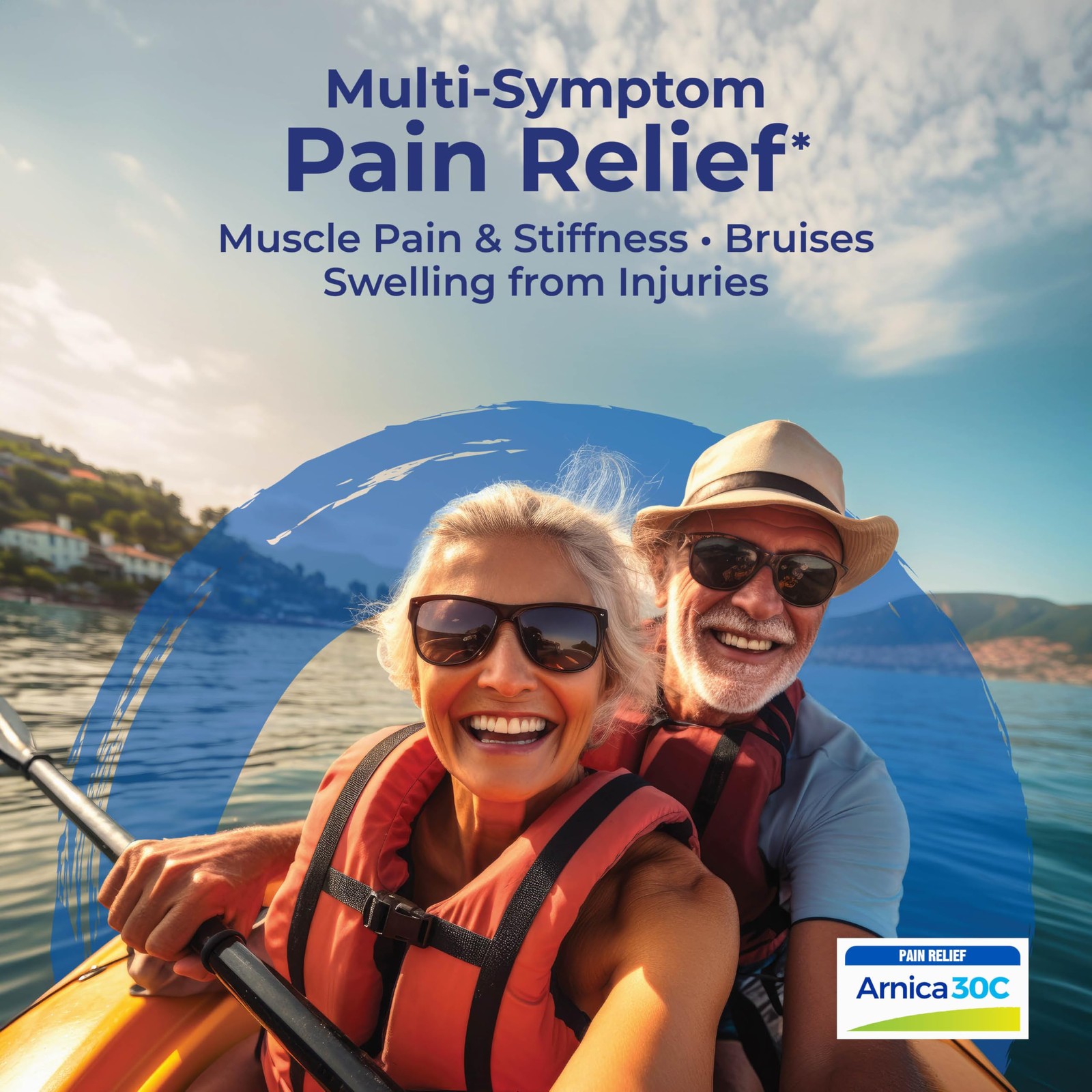 Boiron Arnica Montana 30C for Muscle Pain, 80 Count (Pack of 1), White