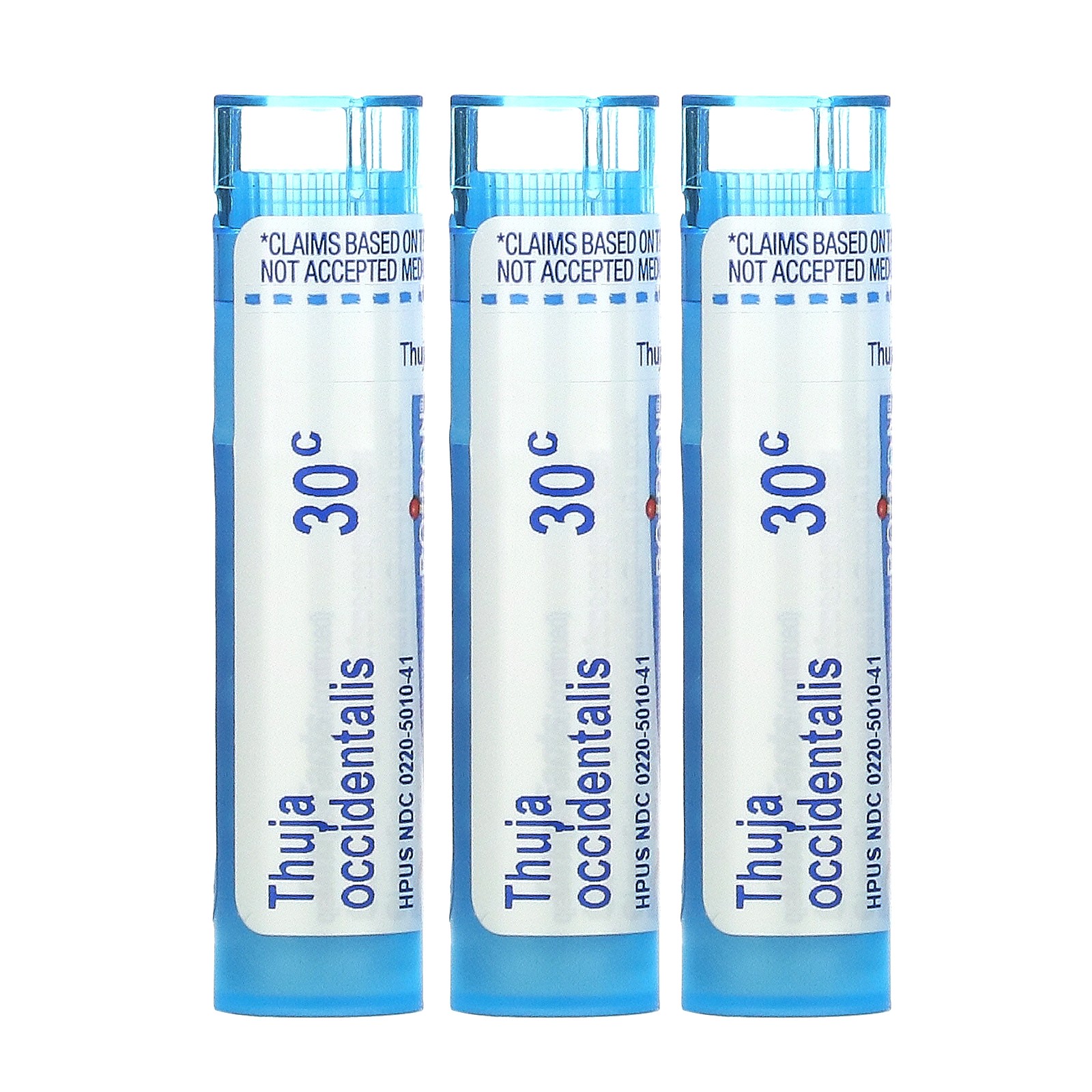Thuja Occidentalis, 30 C, 3 Tubes, Approx 80 Pellets Each