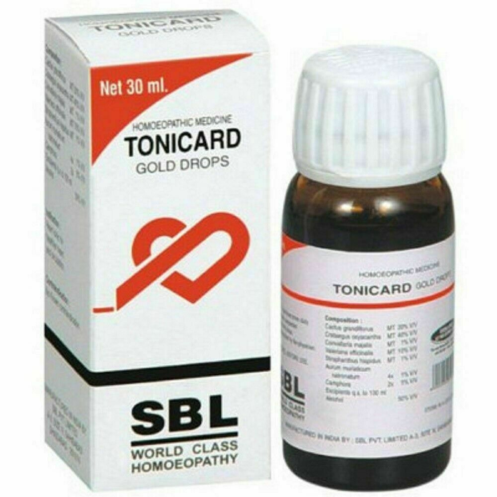 SBL Tonicard Drops (30ml), Relieves Palpitations, Anxiety, Heart Pain,