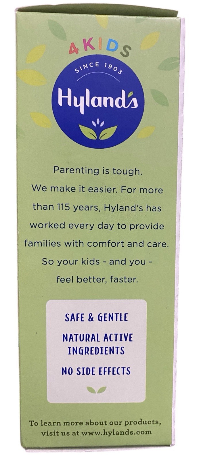 Hyland’s 4 Kids Homeopathic Pain Relief Liquid Grape Flavor 4 fl oz Discontinued