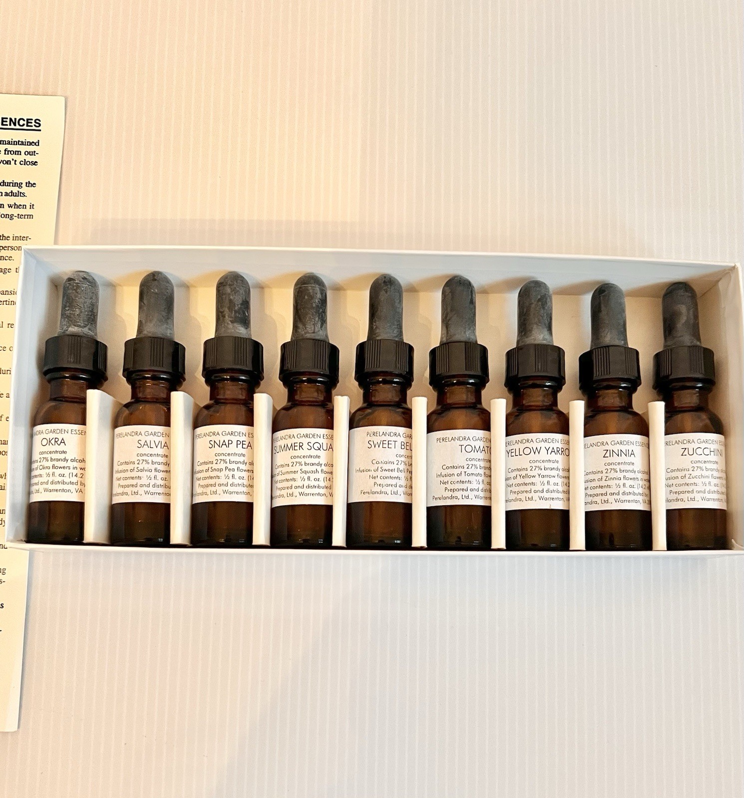 PERELANDRA GARDEN ESSENCES Flower Essence Herb Healing Nature Research 2 Boxes