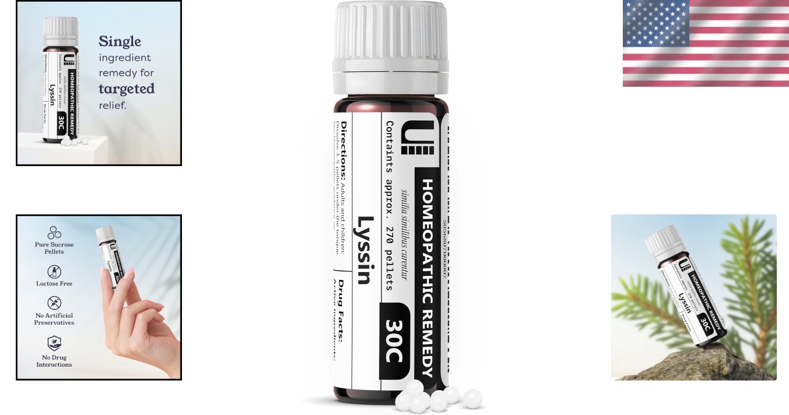 Lyssin 30C Homeopathy – High-Quality Lactose-Free Sucrose Pellets for Wellness