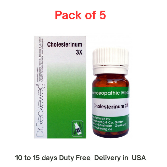 Dr. Reckeweg Cholesterinum 3x Tablet Pack of 5 piece