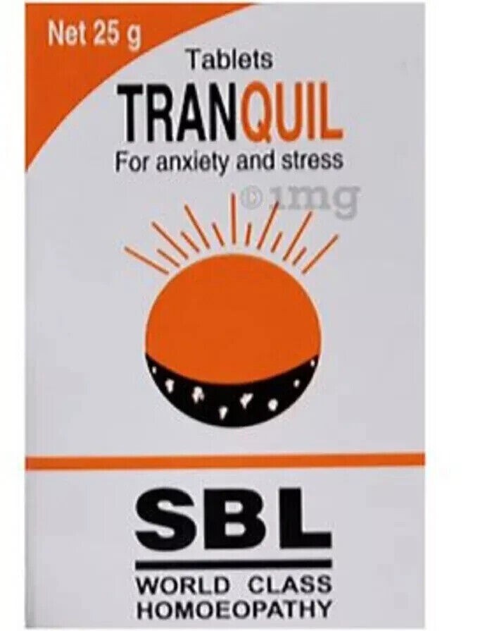 SBL Tranquil Tablet Homeopathy Medicines stress, anxiety and depression