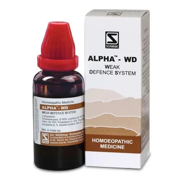 Alpha-WD Drops 30ml × 10 Schwabe India | Natural Support for Immune Defence
