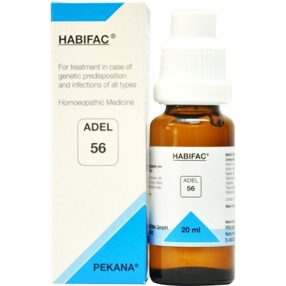 ADEL 56 Drops 20ml Pack HABIFAC Adel PEKANA Germany OTC Homeopathic Drops