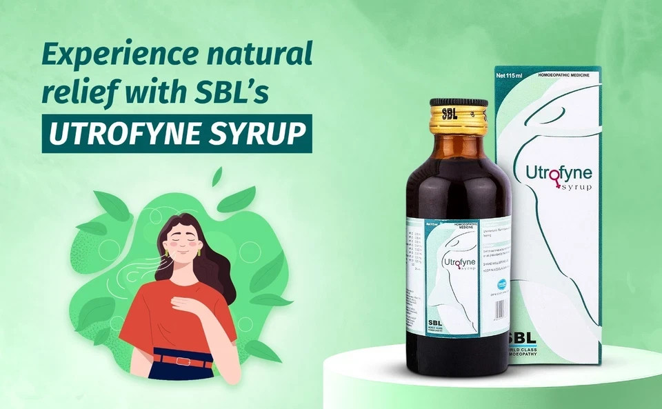SBL Utrofyne Syrup 115ml x 3 | Female Wellness, Uterine Support | Free Ship USA