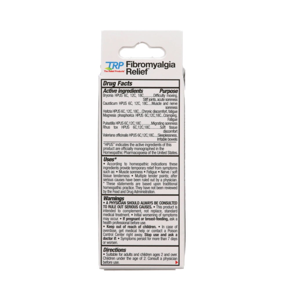 The Relief Products Fibromyalgia Relief Fast Dissolving Tablets Homeopathic 70ct