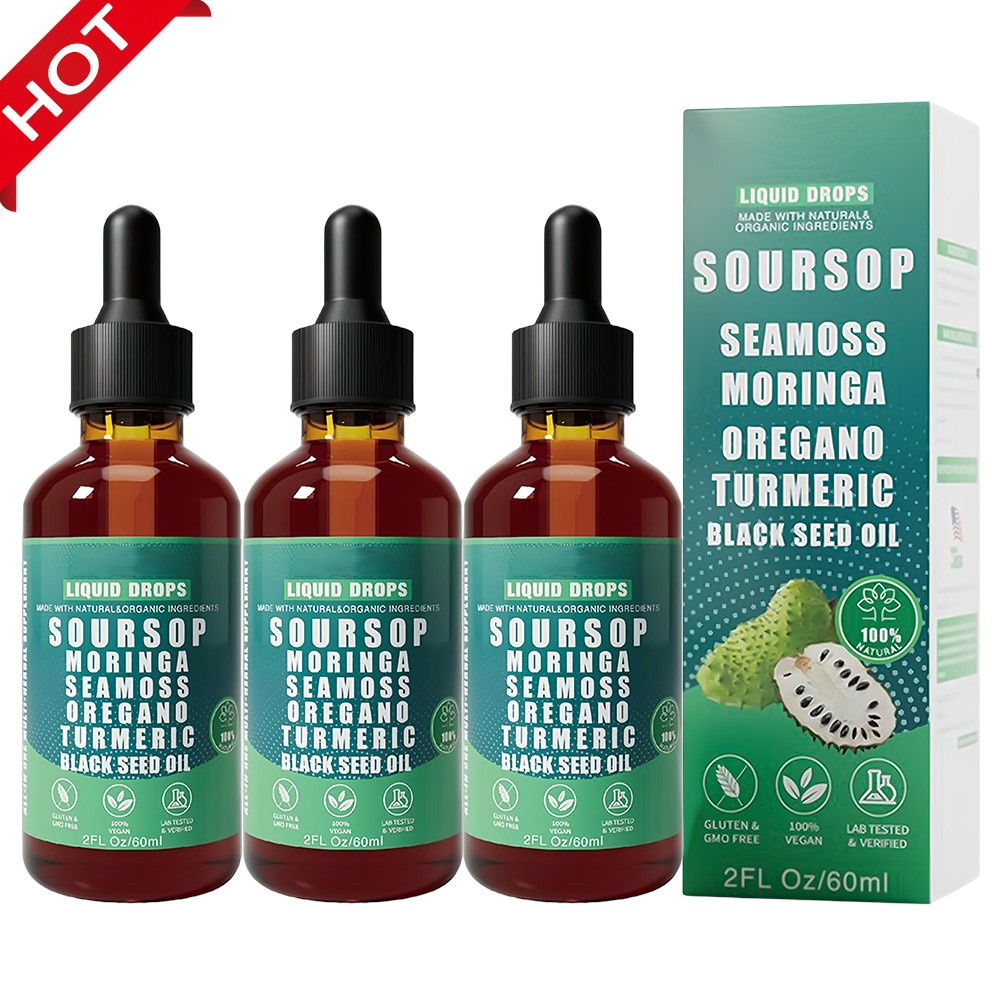 1~3PCS Vyxion Soursop Bitters Liquid Drops – Immunity, Gut & Antioxidant, Liver