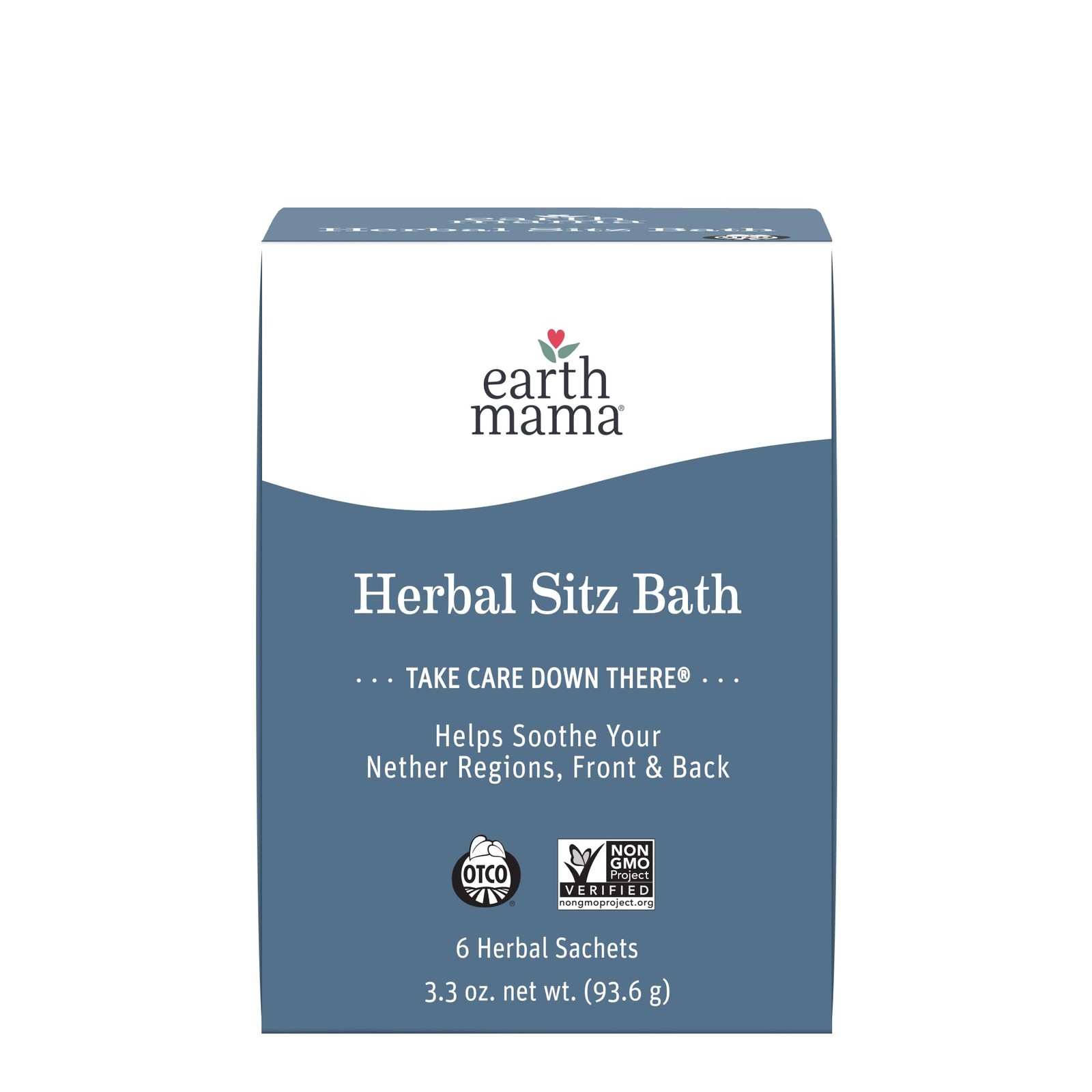 Earth Mama Herbal Sitz Bath Sachets – 6 Count – 6 (Pack of 1), White
