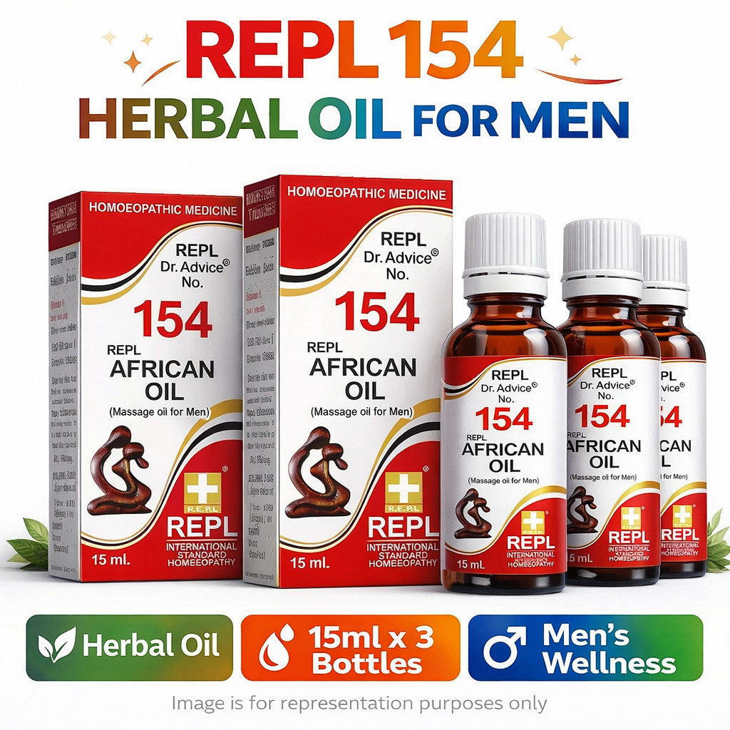 Repl 154 african size xxxl natural oil 15 ml x 3 herbal free shipping