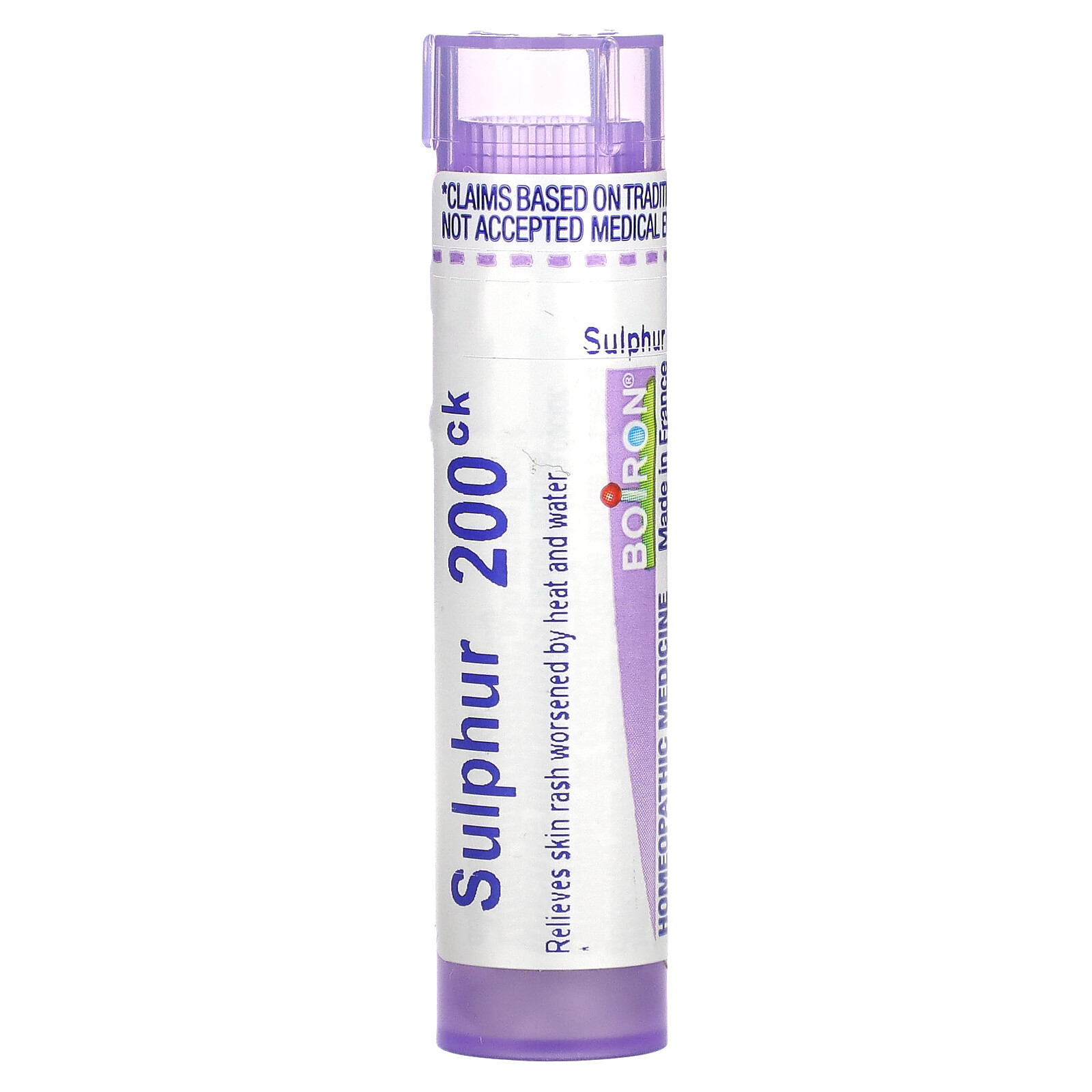 Sulphur, 200CK, Skin Rash Relief, Approx 80 Pellets