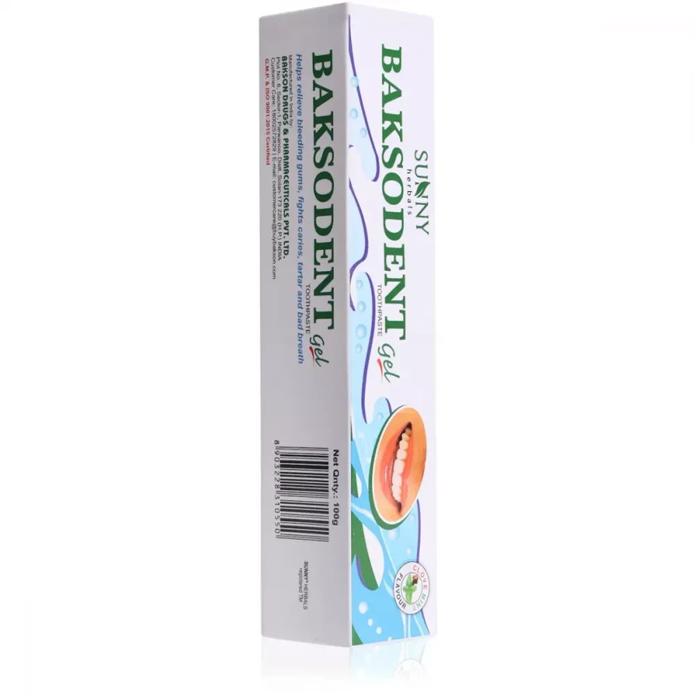 Bakson Baksodent Gel (100g) Free Shipping World Wide