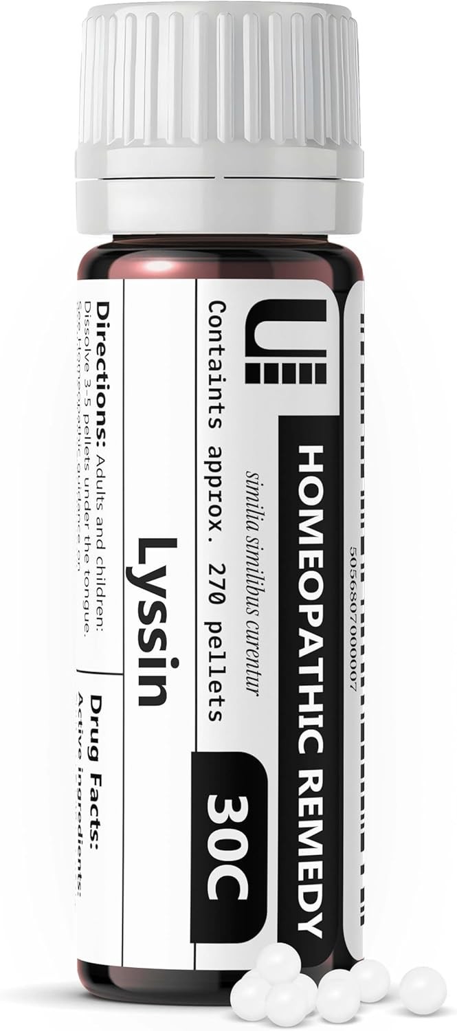 Lyssin 30C Homeopathy – High-Quality Lactose-Free Sucrose Pellets for Wellness