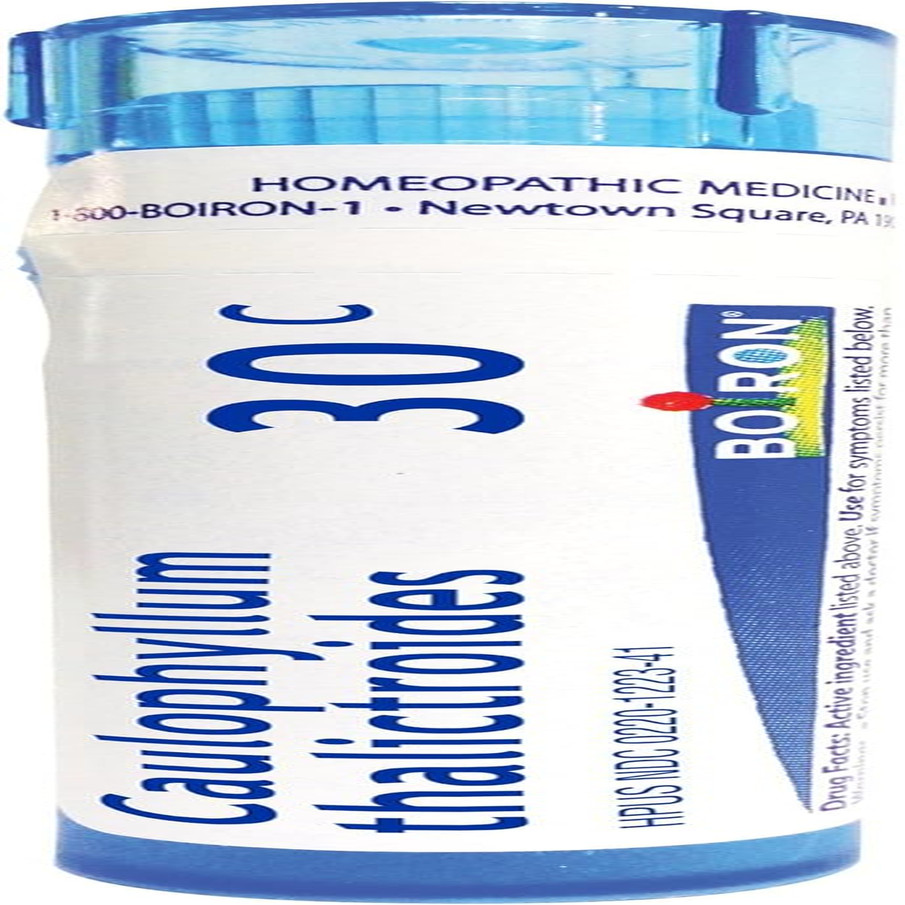 Boiron Caulophyllum Thalictroides, Homeopathic Medicine for Menstrual Cramps