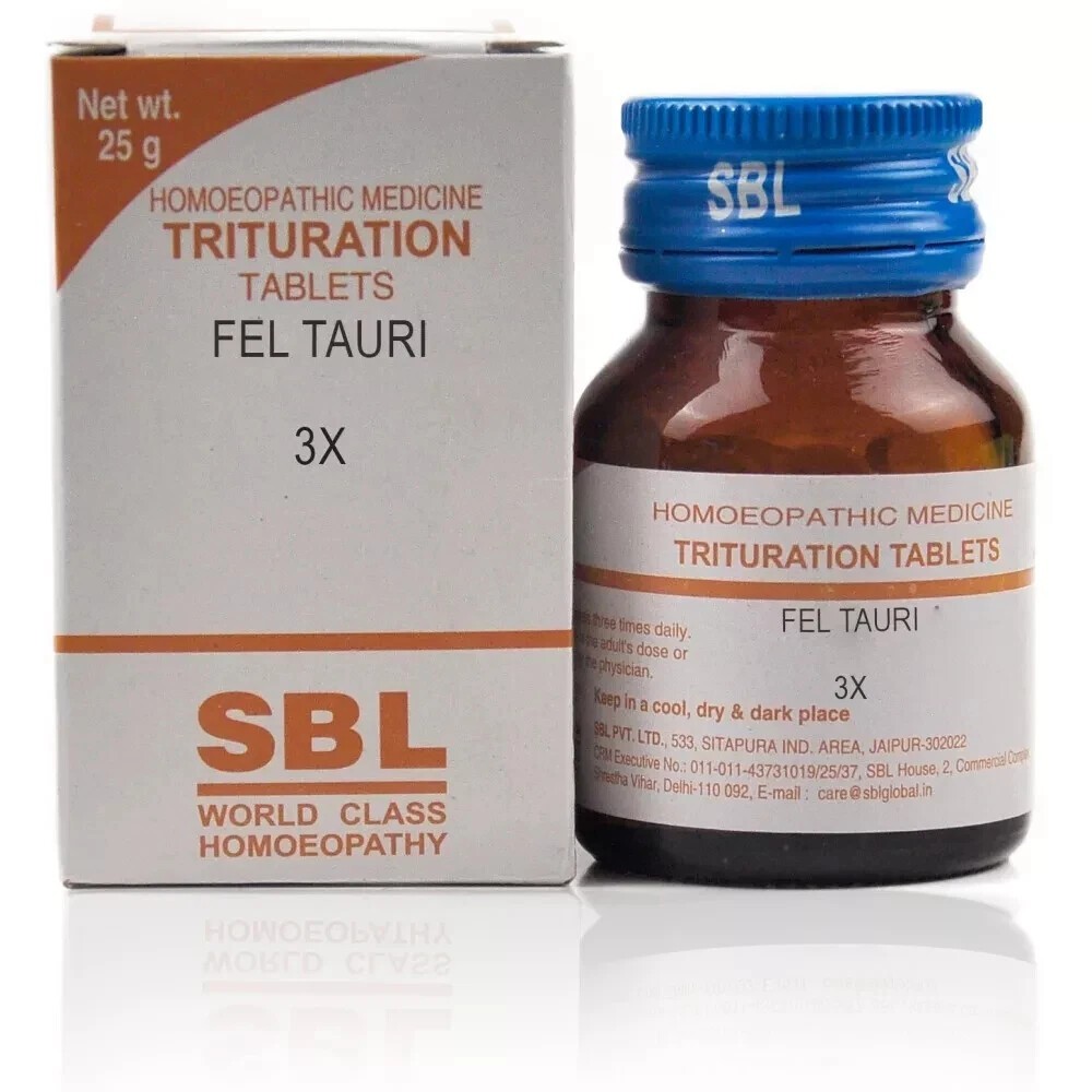 SBL Fel Tauri Trituration Tablet 3x Free Delivery 5 to 7 days