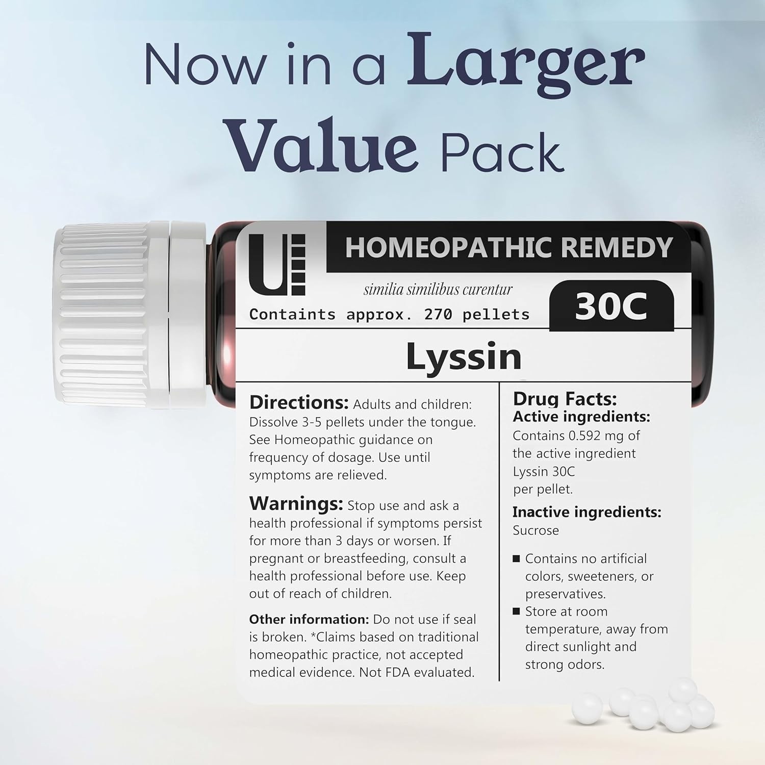 Lyssin 30C Homeopathy – High-Quality Lactose-Free Sucrose Pellets for Wellness