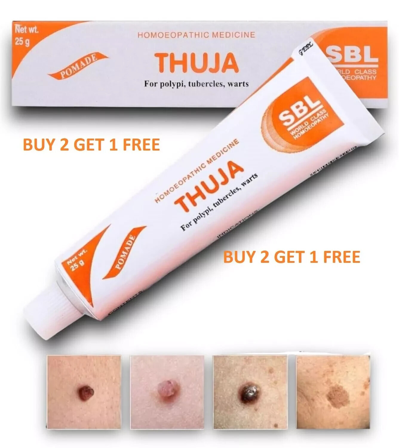 SBL Thuja Homeopathic Cream 25g Ointment Buy 2 Get 1 Free