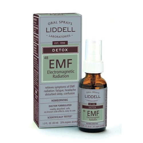 Liddell Detox Electromagnetic Radiation Homeopathic Oral Sprays 30 mL 1 oz