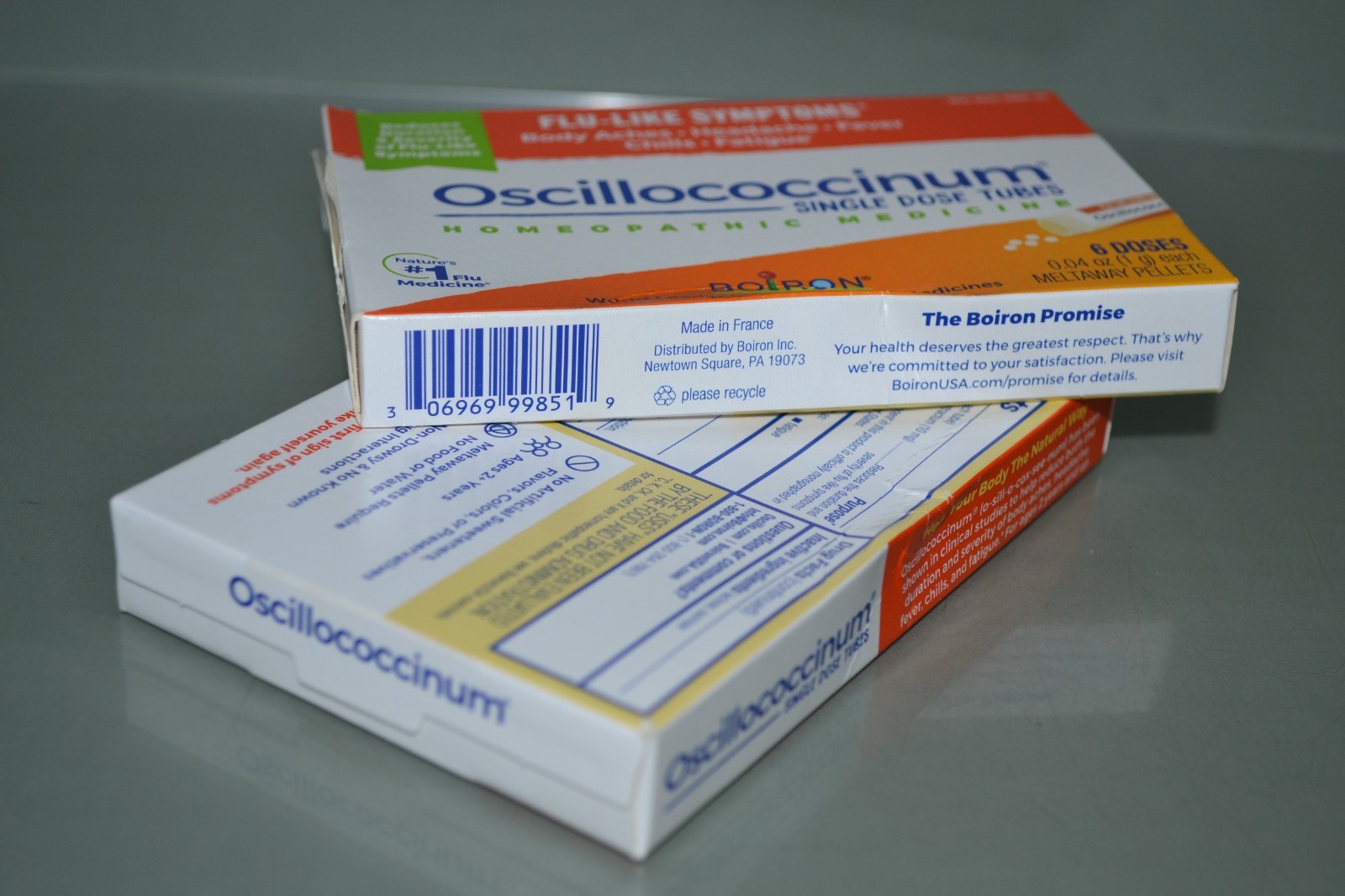 (2) Boiron Oscillococcinum Homeopathic Medicine For Flu & Cold, 6 Each,Exp 06/29