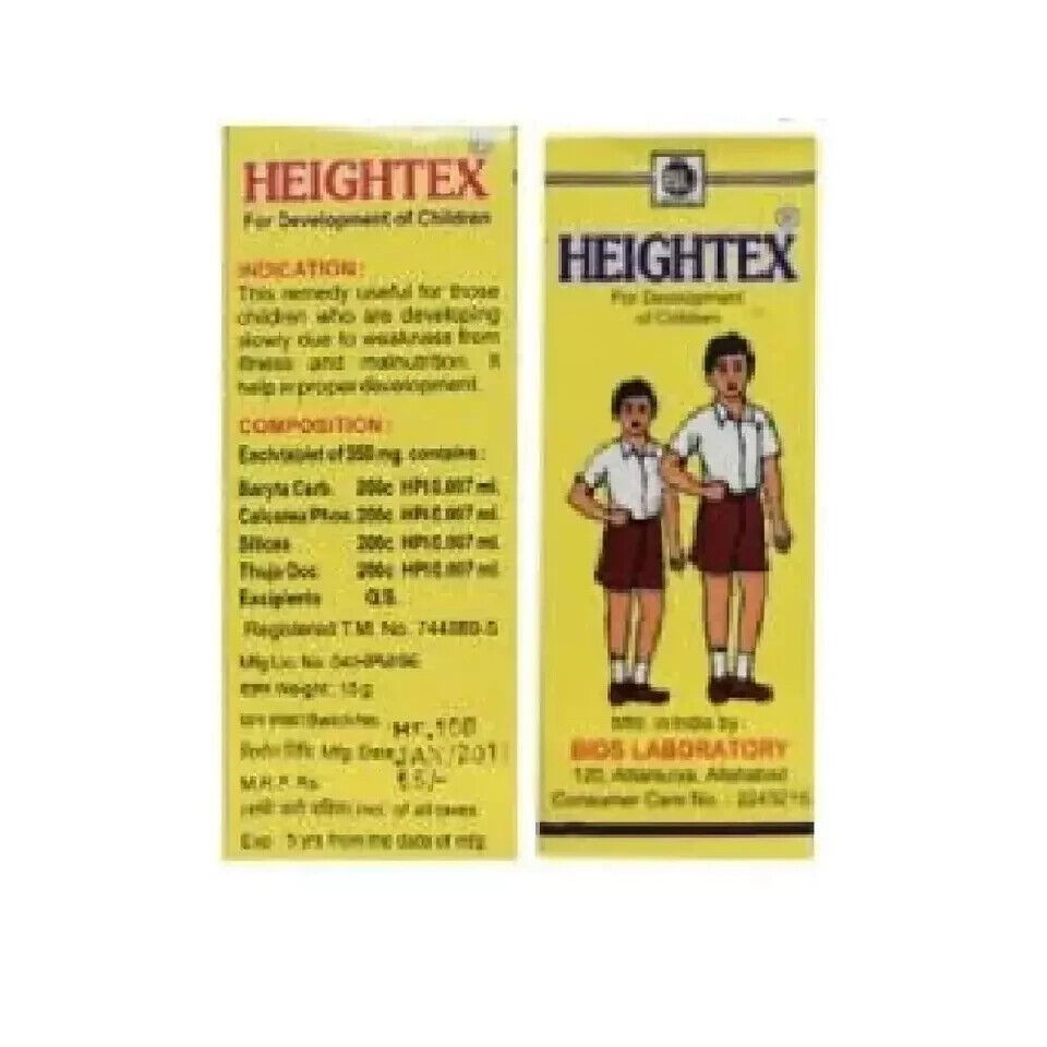 Heightex Tabs 25g Pack of 3 Support Children’s Height & Development | Free Ship